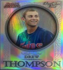Drew Thompson [Black Refractor] Baseball Cards 2005 Bowman Sterling Prices