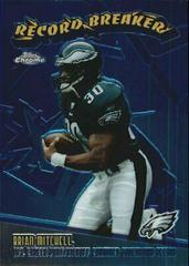 Brian Mitchell Football Cards 2003 Topps Chrome Record Breakers Prices
