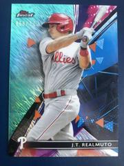 J. T. Realmuto [Aqua Shimmer Refractor] #36 Baseball Cards 2021 Topps Finest Prices