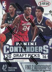 Blaster Box Basketball Cards 2016 Panini Contenders Draft Picks Prices