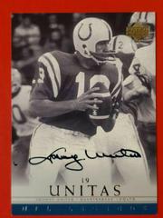 Johnny Unitas Football Cards 2000 Upper Deck Legends Autographs Prices