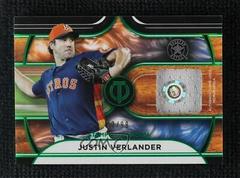 Justin Verlander [Green] #SOA-JVE Baseball Cards 2022 Topps Tribute Stamp of Approval Relics Prices