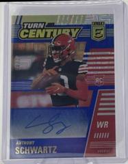 Anthony Schwartz [Blue] #TOC-ASC Football Cards 2021 Panini Chronicles Turn of the Century Autographs Prices