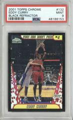 Eddy Curry [Black Refractor] #132 Basketball Cards 2001 Topps Chrome Prices