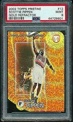 Scottie Pippen [Gold Refractor] Basketball Cards 2002 Topps Pristine Prices