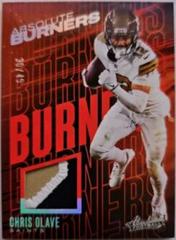 Chris Olave [Holo Silver] #AB-8 Football Cards 2023 Panini Absolute Burners Prices