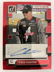 Cole Custer [Red] #M-CC Racing Cards 2023 Panini Donruss NASCAR Monikers Autographs Prices