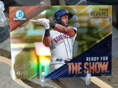 Yordan Alvarez [Gold Refractor] Baseball Cards 2019 Bowman Chrome Ready for the Show Prices