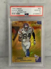 Randy Moss [Gold Refractor] Football Cards 1999 Topps Finest Prices