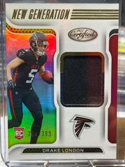 Drake London #NGJ-DL Football Cards 2022 Panini Certified New Generation Jerseys Mirror Prices