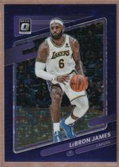 LeBron James [Purple Stars] Basketball Cards 2021 Panini Donruss Optic Prices