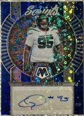 Quinnen Williams [No Huddle Blue] #S13 Football Cards 2023 Panini Mosaic Scripts Autographs Prices