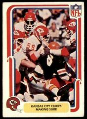Kansas City Chiefs [Making Sure] #24 Football Cards 1980 Fleer Team Action Prices