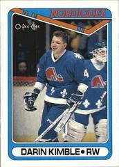 Darin Kimble #437 Hockey Cards 1990 O-Pee-Chee Prices