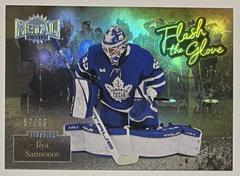 Ilya Samsonov [Gold] #FL-22 Hockey Cards 2022 Skybox Metal Universe Flash the Glove Prices