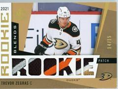 Trevor Zegras [Patch] Hockey Cards 2021 SP Game Used Rookie Blends Prices