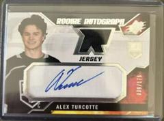 Alex Turcotte #AT Hockey Cards 2021 SPx Rookie Auto Jersey Prices