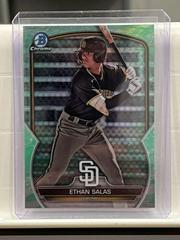Ethan Salas [Lunar Glow] Baseball Cards 2023 Bowman Draft Chrome Prices