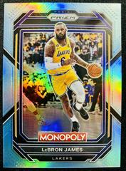 LeBron James [Light Blue] #40 Basketball Cards 2022 Panini Prizm Monopoly Prices