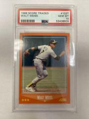 Walt Weiss #102T Baseball Cards 1988 Score Traded Prices