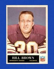 Bill Brown #102 Football Cards 1965 Philadelphia Prices