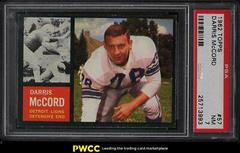 Darris McCord Football Cards 1962 Topps Prices
