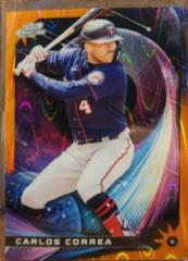 Carlos Correa [Orange Galactic] Baseball Cards 2022 Topps Cosmic Chrome Star Gaze Prices