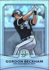 Gordon Beckham #81 Baseball Cards 2010 Bowman Platinum Prices