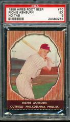 Richie Ashburn [No Tab] Baseball Cards 1958 Hires Root Beer Prices