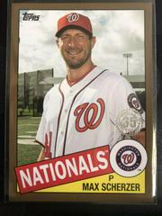 Max Scherzer [Gold] #85-100 Baseball Cards 2020 Topps 1985 35th Anniversary Prices