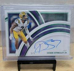 Derek Stingley Jr. [Emerald] #RA-DST Football Cards 2022 Panini Immaculate Collegiate Rookie Autographs Prices