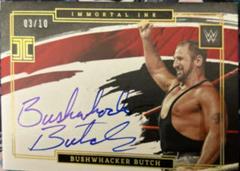 Bushwhacker Butch [Holo Gold] Wrestling Cards 2022 Panini Impeccable WWE Immortal Ink Autographs Prices