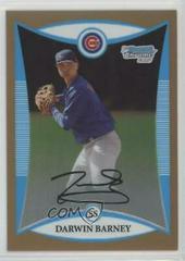 Darwin Barney [Gold Refractor] Baseball Cards 2008 Bowman Chrome Prospects Prices