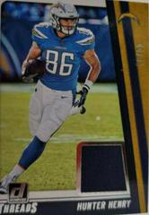 Hunter Henry Football Cards 2018 Donruss Threads Prices