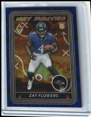 Zay Flowers [Blue] #HR-6 Football Cards 2023 Panini Phoenix Hot Routes Prices