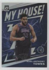 Karl Anthony Towns [Holo] Basketball Cards 2019 Panini Donruss Optic My House Prices