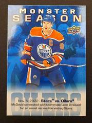 Connor McDavid #MS-12 Hockey Cards 2023 Upper Deck Monster Season Prices