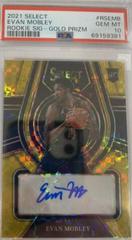 Evan Mobley [Gold Prizm] #RS-EMB Basketball Cards 2021 Panini Select Rookie Signatures Prices
