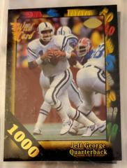 Jeff George [1000 Stripe] Football Cards 1991 Wild Card Prices