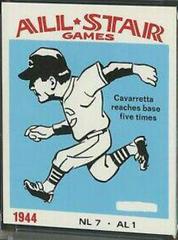 Cavarretta Reaches [Base Five Times] #44 Baseball Cards 1974 Laughlin All Star Prices