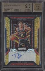 Trae Young [Gold] #FRTYG Basketball Cards 2018 Panini Prizm Fast Break Rookie Autographs Prices