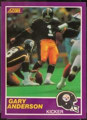 Gary Anderson Football Cards 1989 Panini Score Supplemental Prices