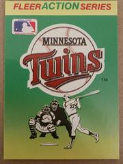 Minnesota Twins Baseball Cards 1990 Fleer Action Series Stickers Prices