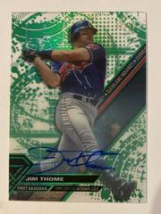 Jim Thome [Autograph Green Rainbow] #JT Baseball Cards 2017 Topps High Tek Prices