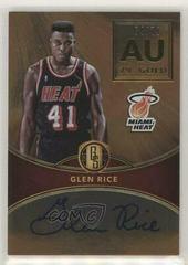 Glen Rice Basketball Cards 2016 Panini Gold Standard AU Autographs Prices