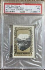 Wilbert Robinson [Silver] #27 Baseball Cards 1963 Bazooka All Time Greats Prices