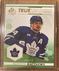 Auston Matthews [Green] Hockey Cards 2022 SP Authentic True Leaders Prices