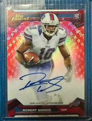 Robert Woods [Autograph Red Refractor] #107 Football Cards 2013 Topps Finest Prices