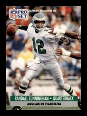 Randall Cunningham #184 Football Cards 1991 Pro Set Spanish Prices