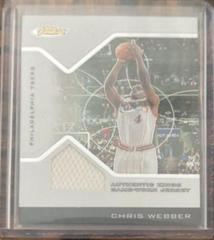 Chris Webber [Jersey Blue XFractor] Basketball Cards 2004 Finest Prices